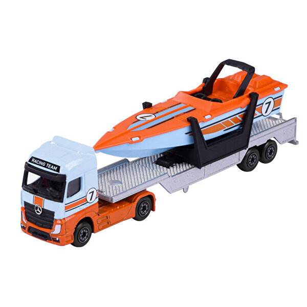 Majorette Transporter Serisi Mercedes Benz Actros Tekne Taşıyıcı