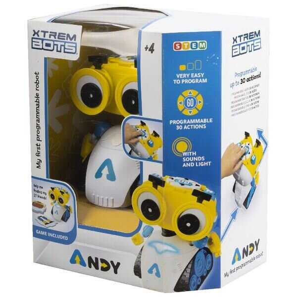 Xtrem Bots Yürüyebilen Kumandalı Fonksiyonlu Robot Andy