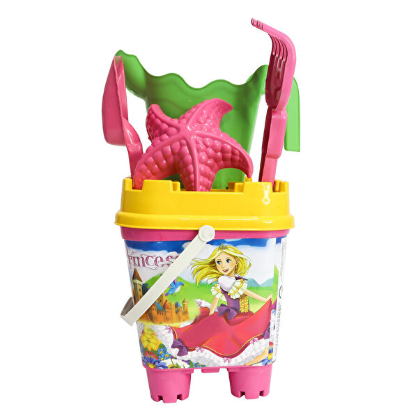 2016 Mas Resimli Çantalı Kale Kova Kürek Takımı Kırmızı Çantalı