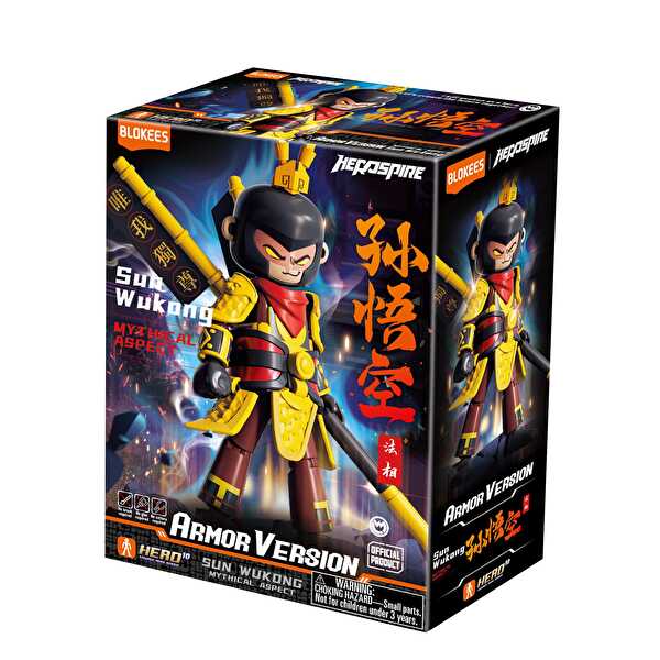Blokees Herospire Armor Serisi Sun Wukong Mythical Aspect Figür Yapım Seti