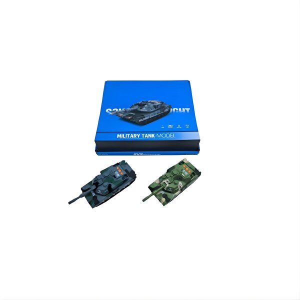 Die Cast Işıklı ve Sesli Sür Gitsin Savaş Tank Gri