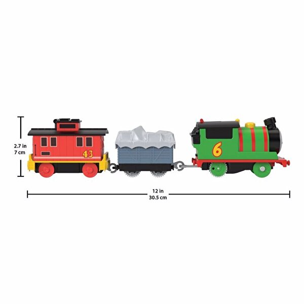 Thomas ve Arkadaşları Büyük Tekli Tren Eğlenceli Karakterler Percy HHN44