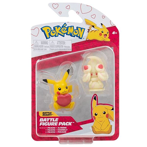Pokemon Battle 2'li Figür Seti Pikachu ve Alcremie