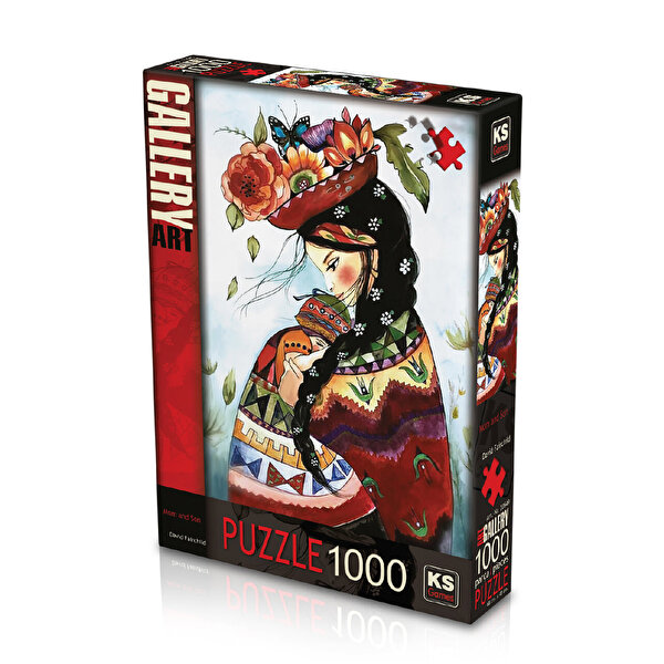 Ks Games Mom and Son 1000 Parça Puzzle