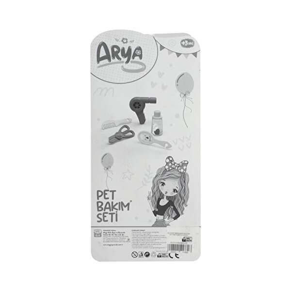 Arya Elbiseli Kıyafet Seti̇ Sarı Puantiye Desenli