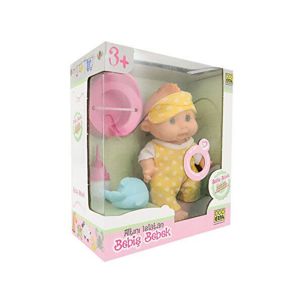 Altını Islatan Bebiş Erkek Bebek ve Minik Arkadaşı