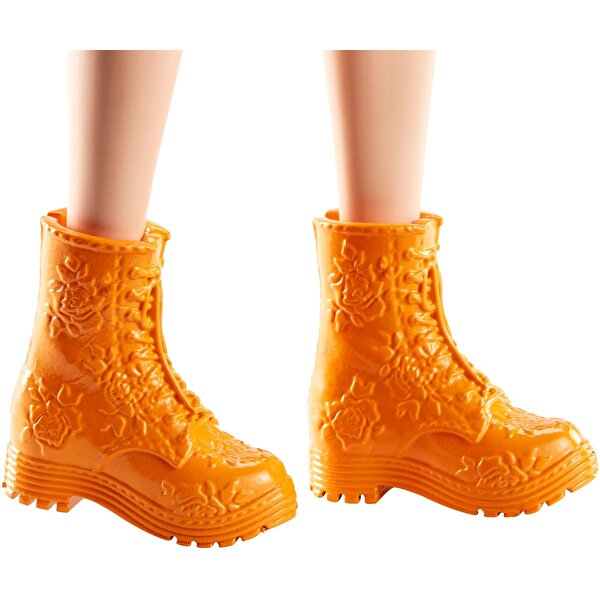 Barbie Büyüleyici Parti Bebekleri Love Desenli Pembe Elbiseli FJF44