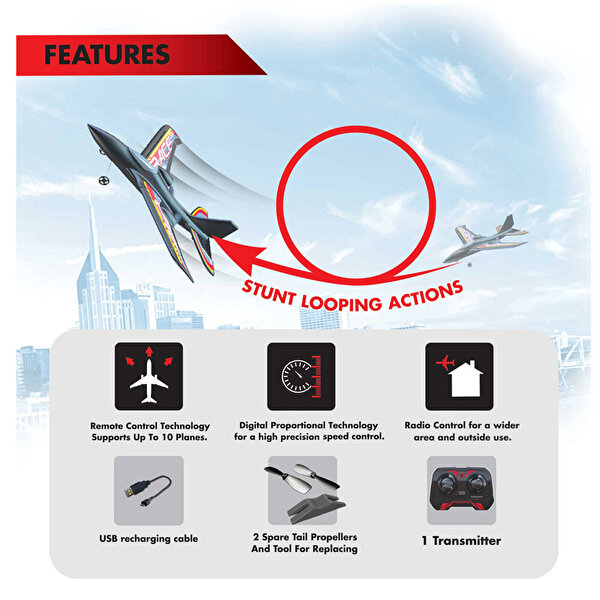 Silverlit X-Twin Loop Kumandalı Uçak