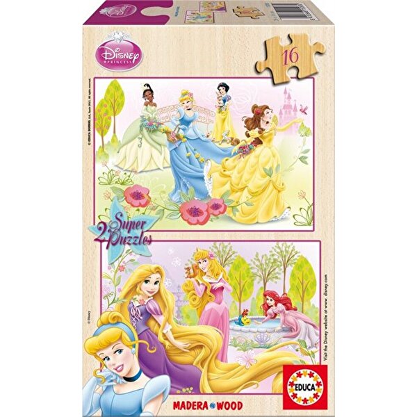 Educa Puzzle 2x16 Parça Disney Princess