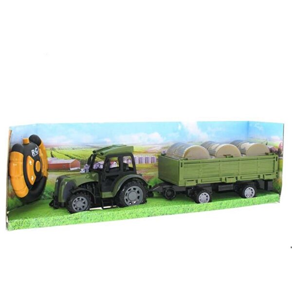 Uzaktan Kumandalı Saman Taşıyan Römork Traktör