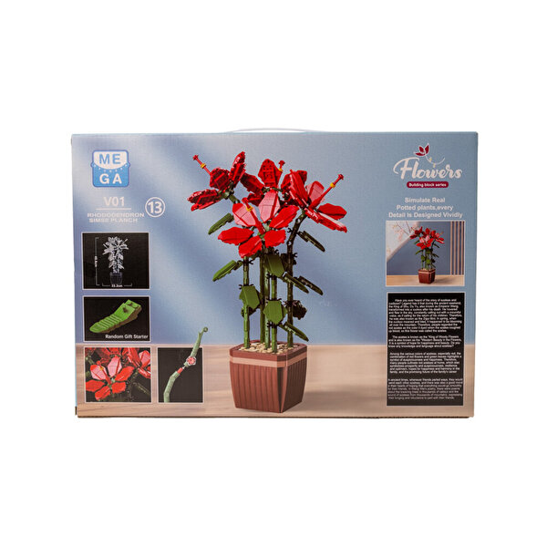 Mega Blok Çiçek Orman Gülü 618 Parça