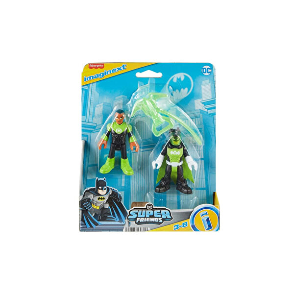 Imaginext DC Super Friends Aksiyon Figürleri Batman Green Lantern HML10
