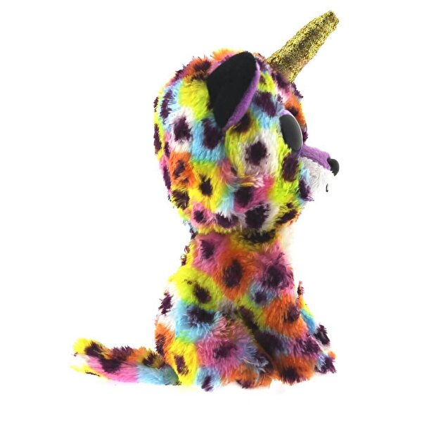 TY Beanie Boo Giselle-Rainbow Leopord 15 cm.