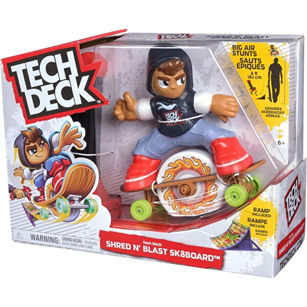 Tech Deck Shred N’ Blast Rampalı Parmak Kaykay Seti