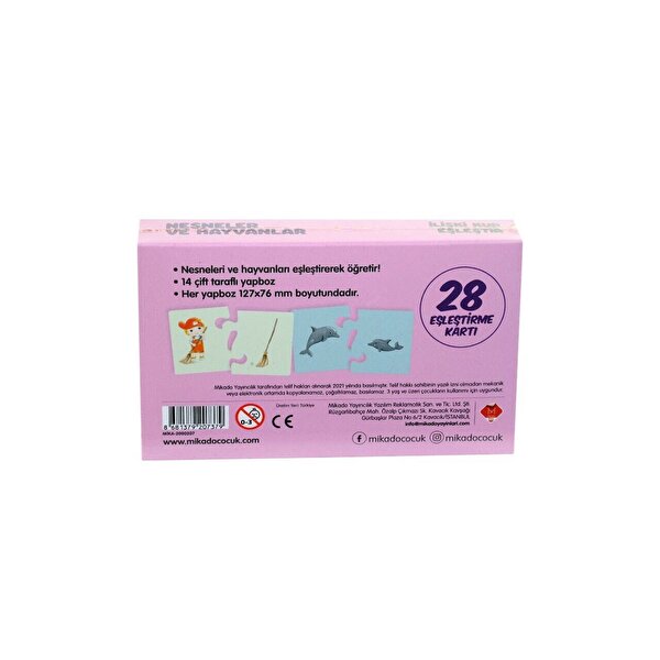 Nesneler ve Hayvanlar İlişki Kur Eşleştir 3 Yaş ve Üzeri