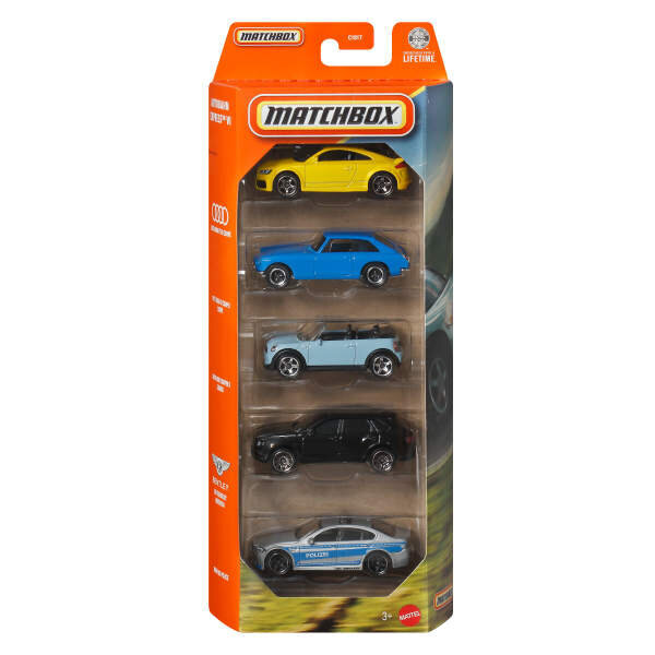 Matchbox Beşli Araba Seti Autobahn Express VI JBX19