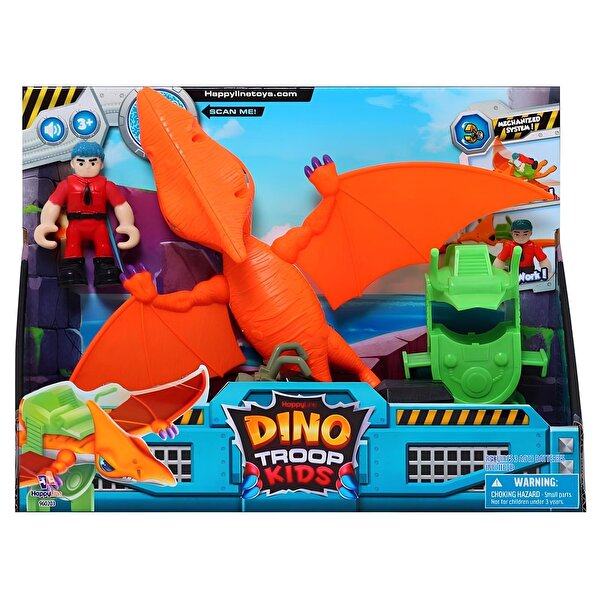 Dino Troop Kids Pterodactyl Sesli Oyun Seti