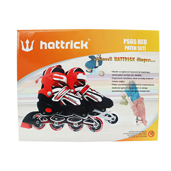 Hattrick PT 65 Kırmızı Paten L 38-41