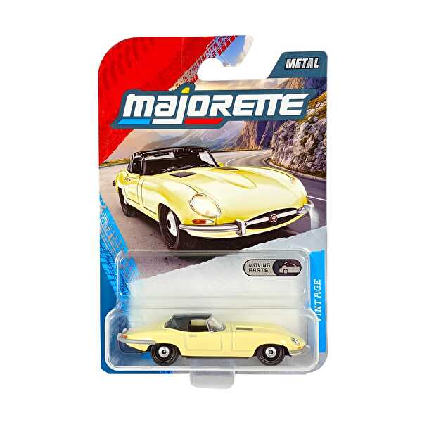 Majorette Vintage Araçlar Jaguar E-Type Sarı