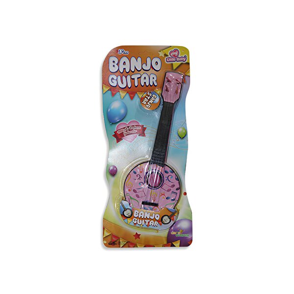 Banjo Kahverengi Çocuk Gitarı Pembe