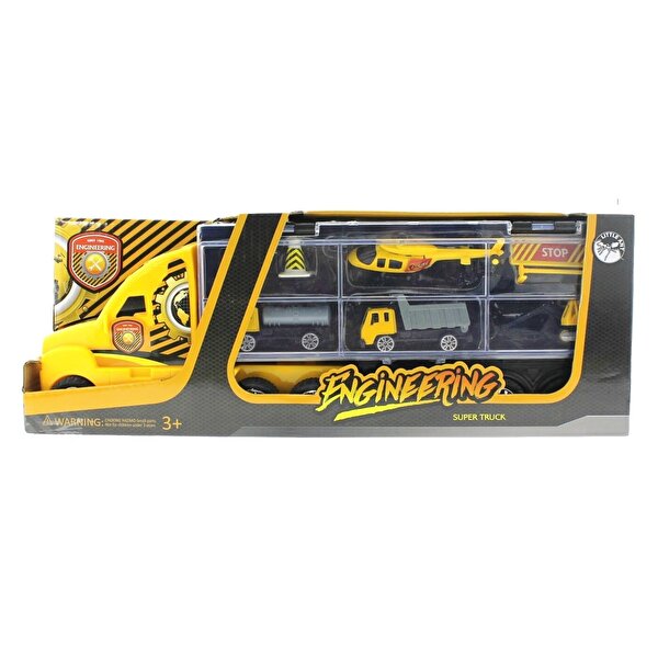 Taşınabilir Die Cast Metal Araçlı İnşaat Kamyonu BA 139A