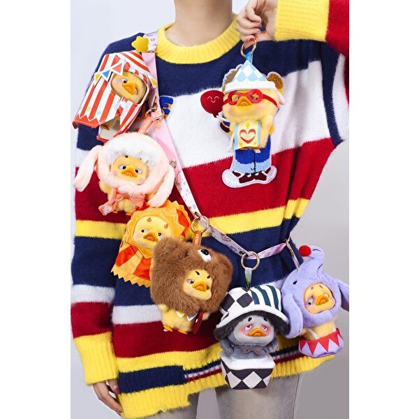 Upset Duck Crazy Circus Serisi Peluş Anahtarlık Sürpriz Paket