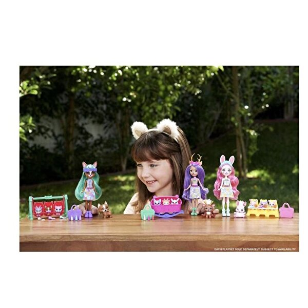 Enchanti̇mals Besti̇e Reveal Yakın Arkadaş Bebekler Crizia Corgi Show HLK86