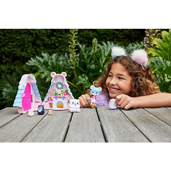 Enchantimals Secret Besties Bebek ve Ev Oyun Seti Kutup Evi GTM50