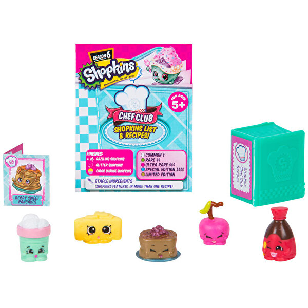 Shopkins Cicibiciler Şefler Kulübü 5´li