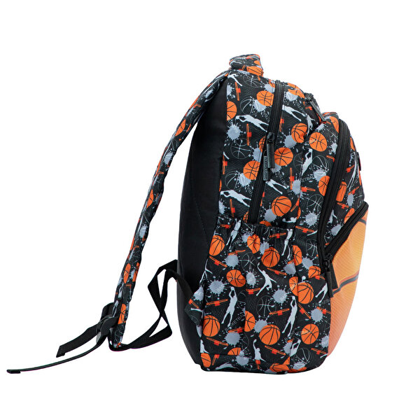 Kaukko Kids Love Basket Desenli Sırt Çantası L5134