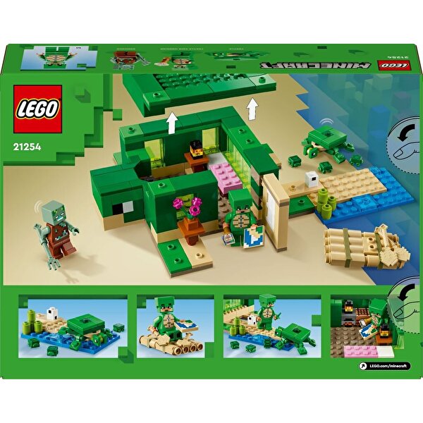 LEGO Minecraft Kaplumbağa Plaj Evi 21254