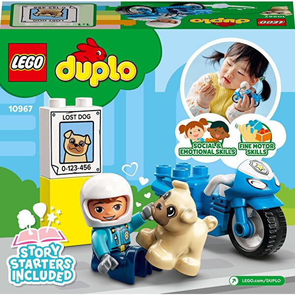 LEGO® Duplo Kurtarma Polis Motosikleti 10967