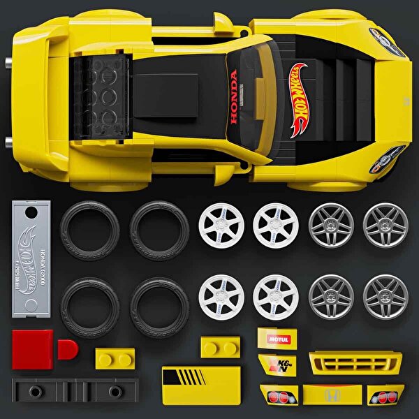 Hot Wheels Brick Speed Serisi ‘07 Honda S2000 Araba 257 Parça JFR88