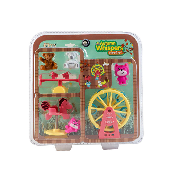 Sevimli Kedi Atlıkarınca Pembe Kedi HY-078C