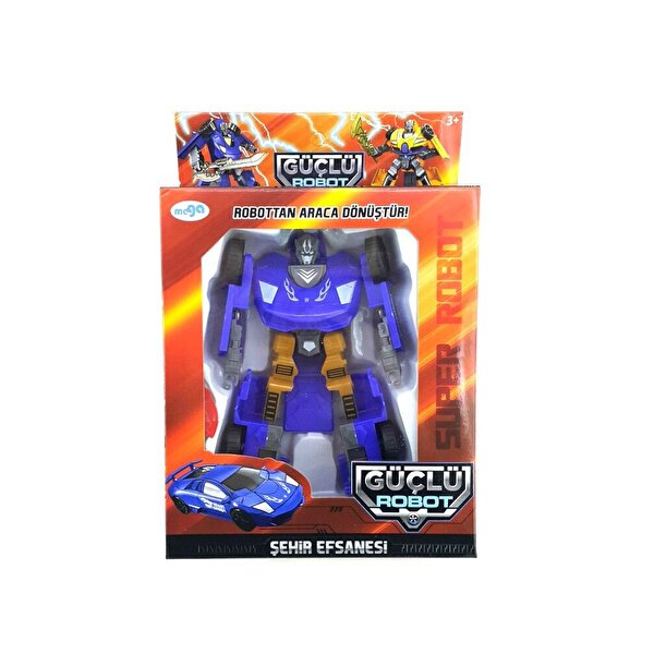 Mega Dönüşen Süper Robot L015-37 Mavi