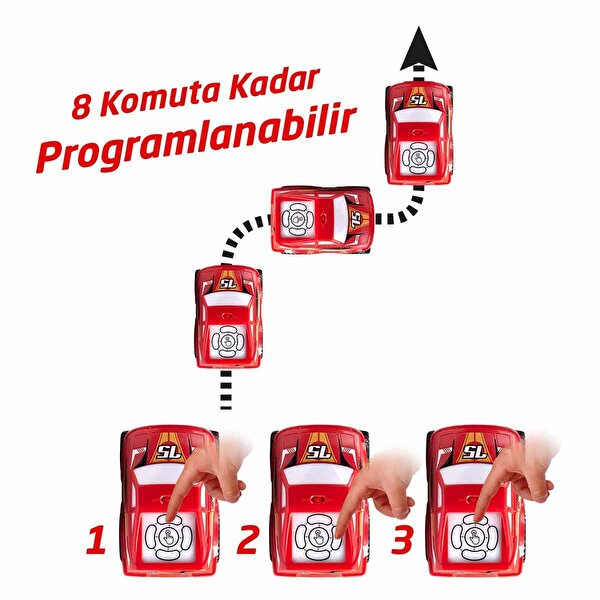 Tooko Programlanan ve Şaha Kalkan Kamyon Kırmızı