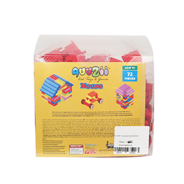 Creative 72 Parça Blok Seti Kırmızı