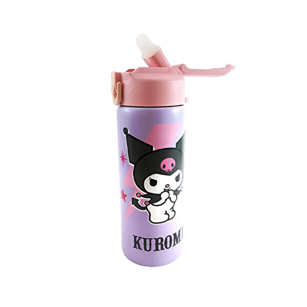 Kuromi Çelik Matara 600 Ml 3001
