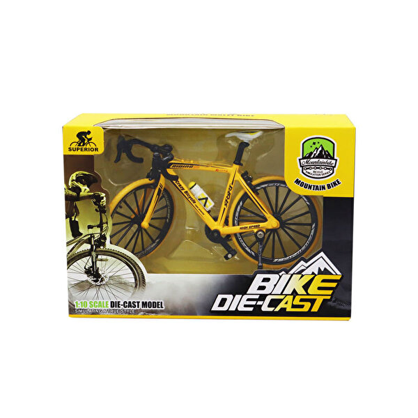 1:10 Die Cast 4A Sarı Dağ Bisikleti