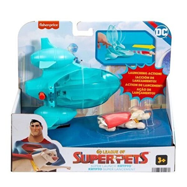 Fisher Price DC League of Super Pets Araç Setleri Krypto HGL18