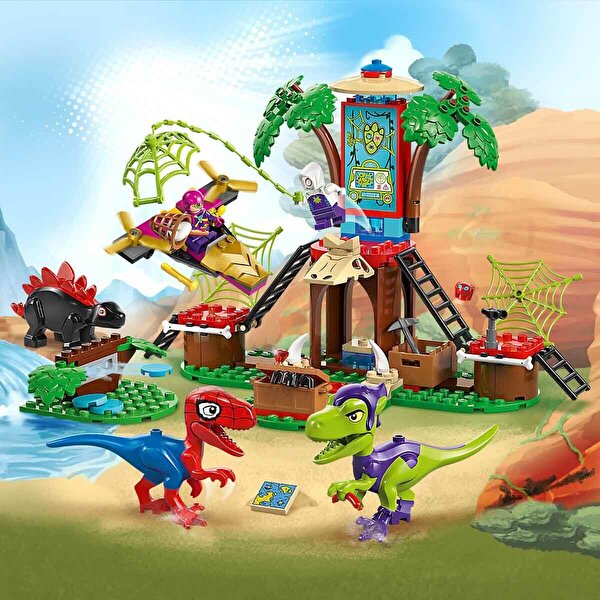LEGO Marvel Ağaç Ev Karargahında Spidey ve Gobby'nin Raptor Savaşı 11200