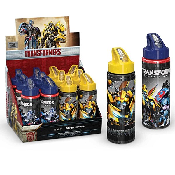 Transformers Pipetli Alüminyum Matara 600 ml. 52921