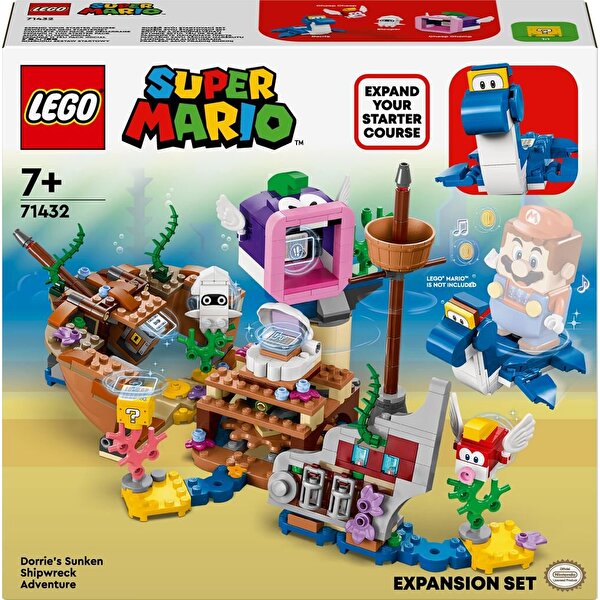 LEGO Super Mario Dorrie’nin Batık Gemi Macerası Ek Macera Seti 71432