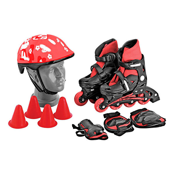 Altis Koruyuculu Paten Seti M 35/38 Beden Kırmızı