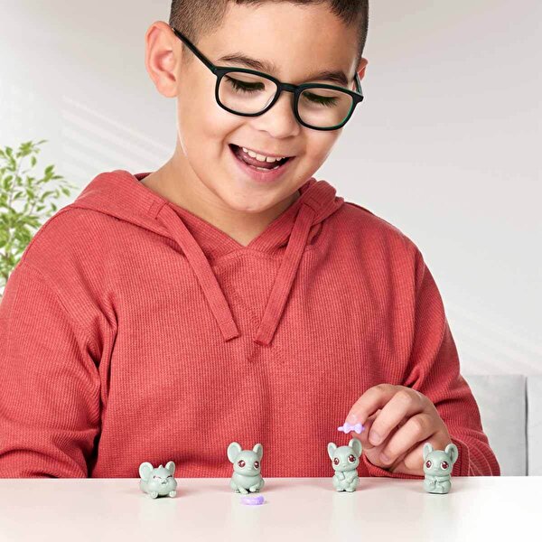 LLP Anne ve Yavruları Mini Fare Oyun Seti 26510