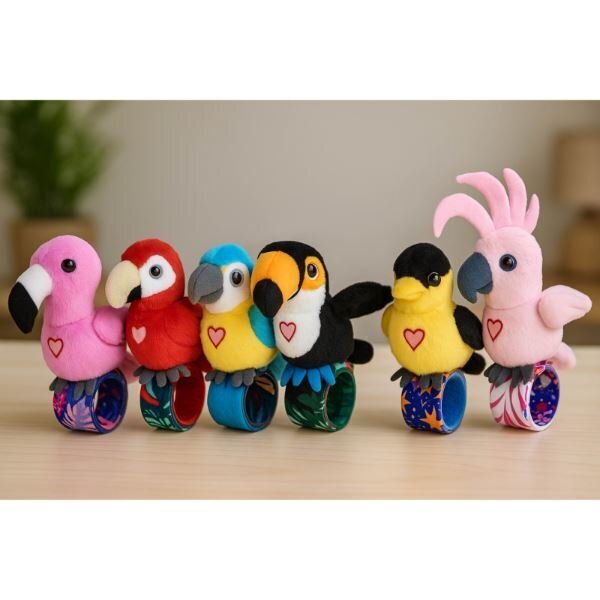 Happy Yappers Slap Bant Kırmızı Konuşan ve Taklit Eden Toucan