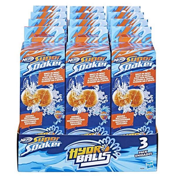 Nerf Super Soaker Su Topları 3'lü F6392
