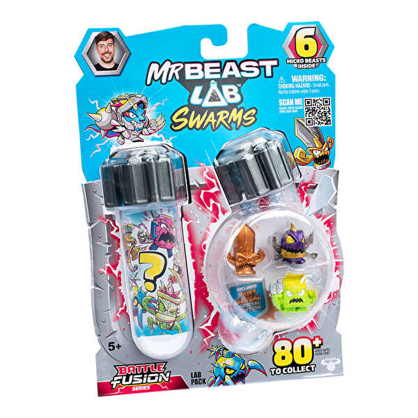 Mr.Beast Lab Swarms Battle Fusion Serisi 6’lı Tüp Figür Seti S4 24874