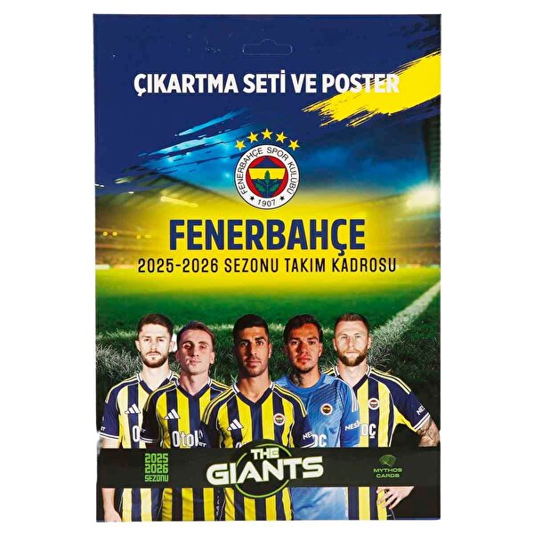 Fenerbahçe The Giants 2025-2026 Sezonu Poster ve Çıkartma Seti