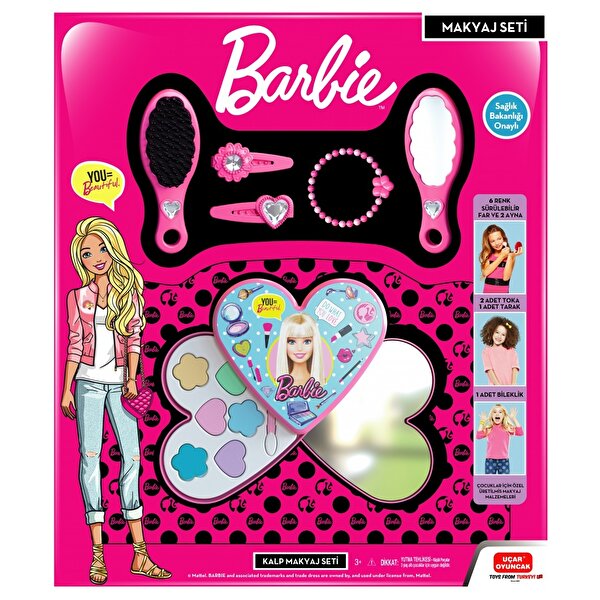 Barbie Little Make Up Set Kalp Makyaj Seti